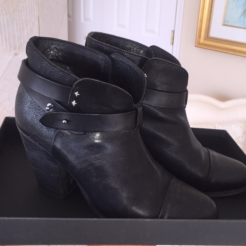 rag & bone Black Ankle Boots